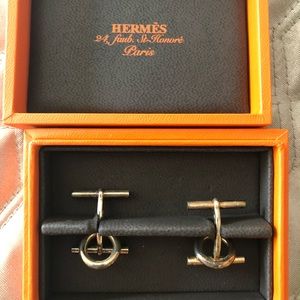 Hermès - Mini Chaine d'Ancre cufflinks